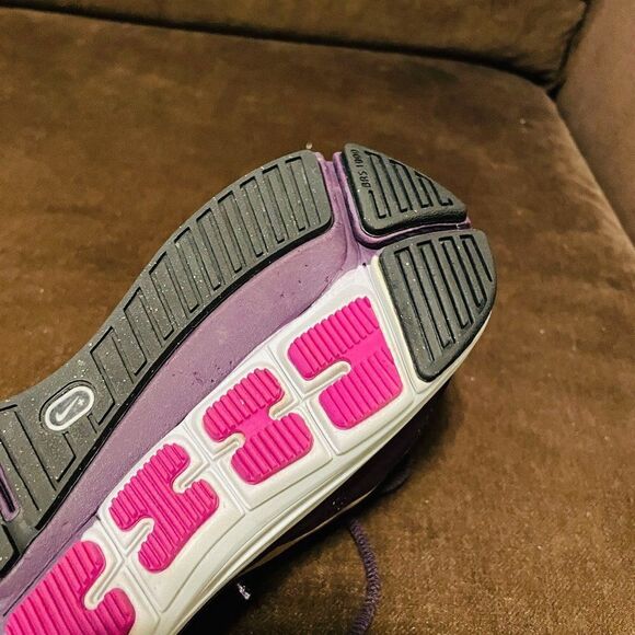Excellent Nike Zoom Structure 16 Purple Eggplant Pink Womens 9 US 40.5 EUR - Picture 9 of 9